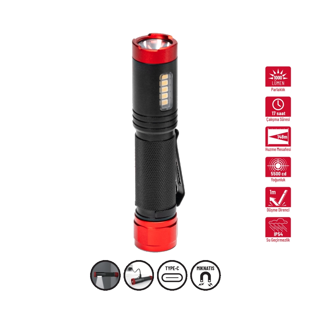 Led El Feneri 1000Lm