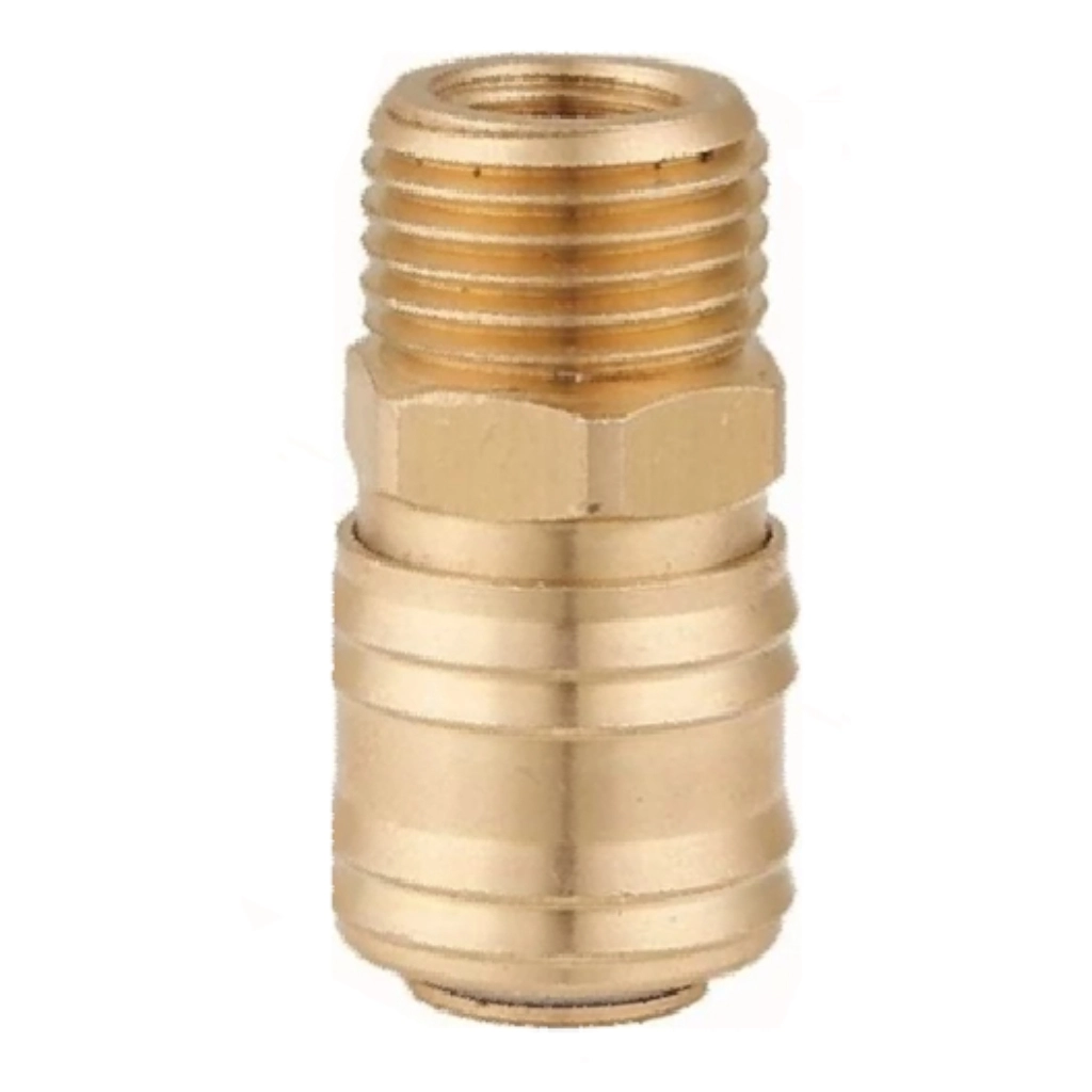 Hava Jak Dış 1/2’’ İç 1/4’’ Prinç Sarı Erkek