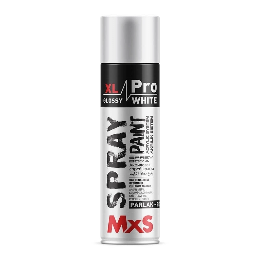 Mxs Mat Parlak Beyaz Boya 500 Ml