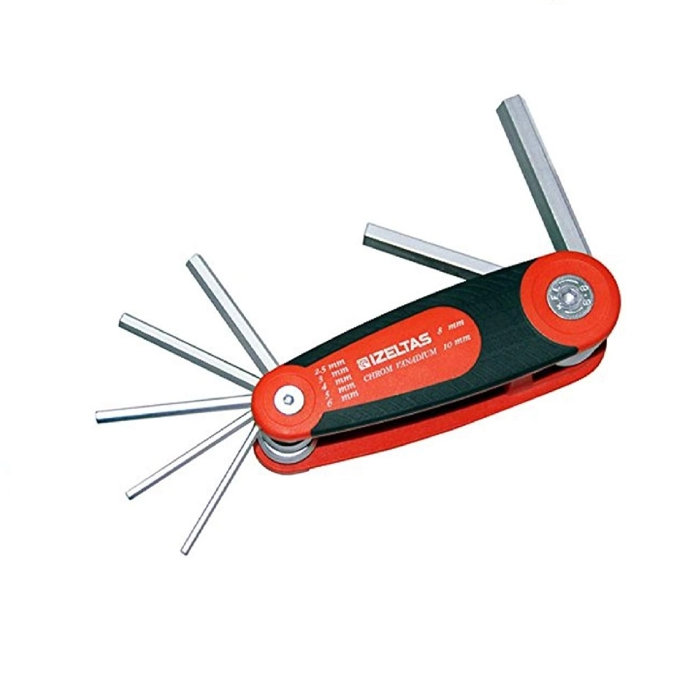Kaset Allen Anahtar Takımı 7 Parça (2,5Mm-10Mm)