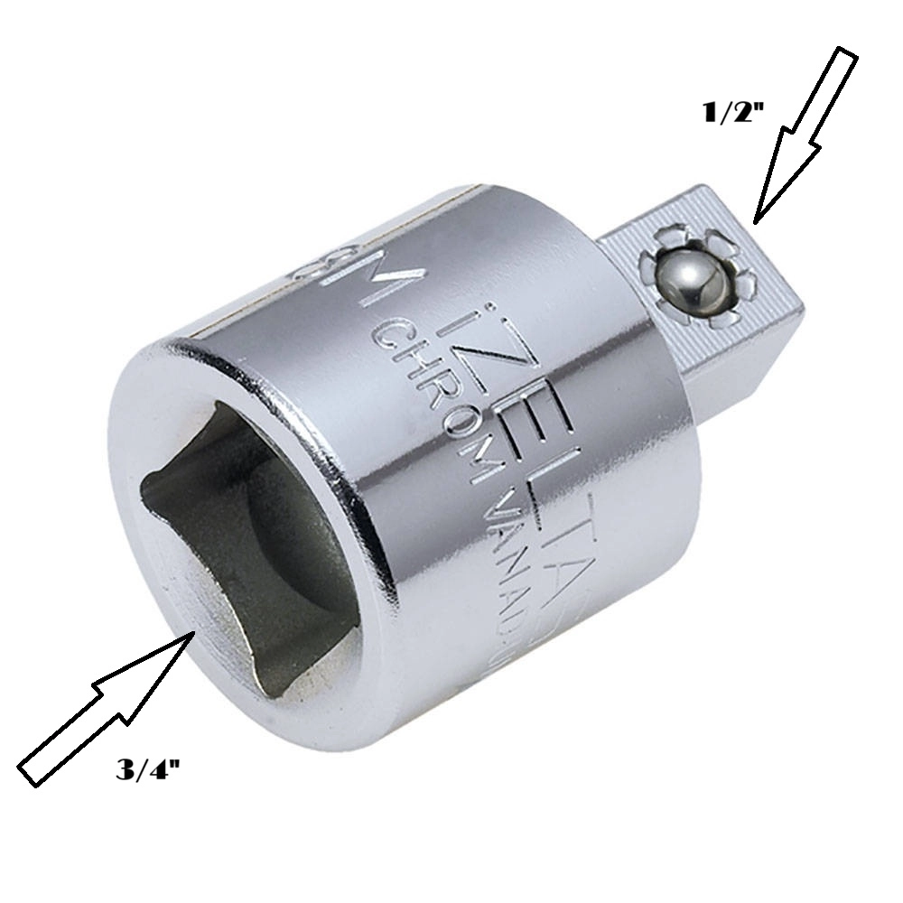 3/4’’Fx1/2’’M Lokma Adaptörü