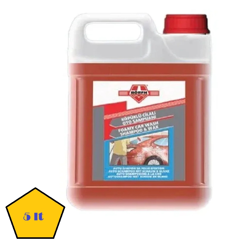 Börfh Cilalı Oto Şampuanı 5Kg