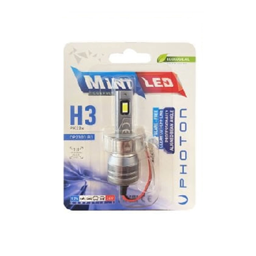 Mini Led Headlight Çeşitleri Tekli 12V Ampul