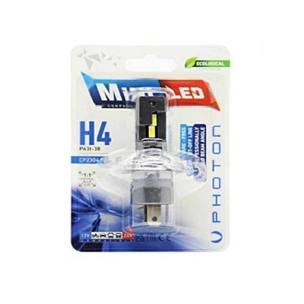 Mini Led Headlight Çeşitleri Tekli 12V Ampul