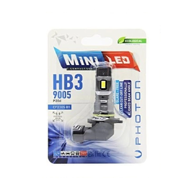 Mini Led Headlight Çeşitleri Tekli 12V Ampul