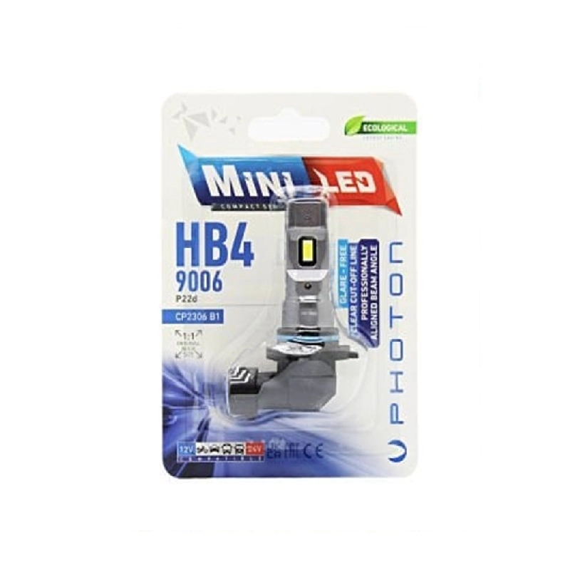 Mini Led Headlight Çeşitleri Tekli 12V Ampul