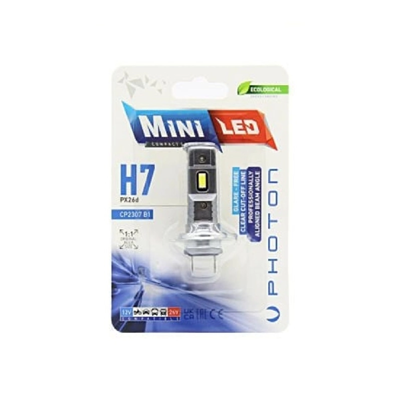 Mini Led Headlight Çeşitleri Tekli 12V Ampul