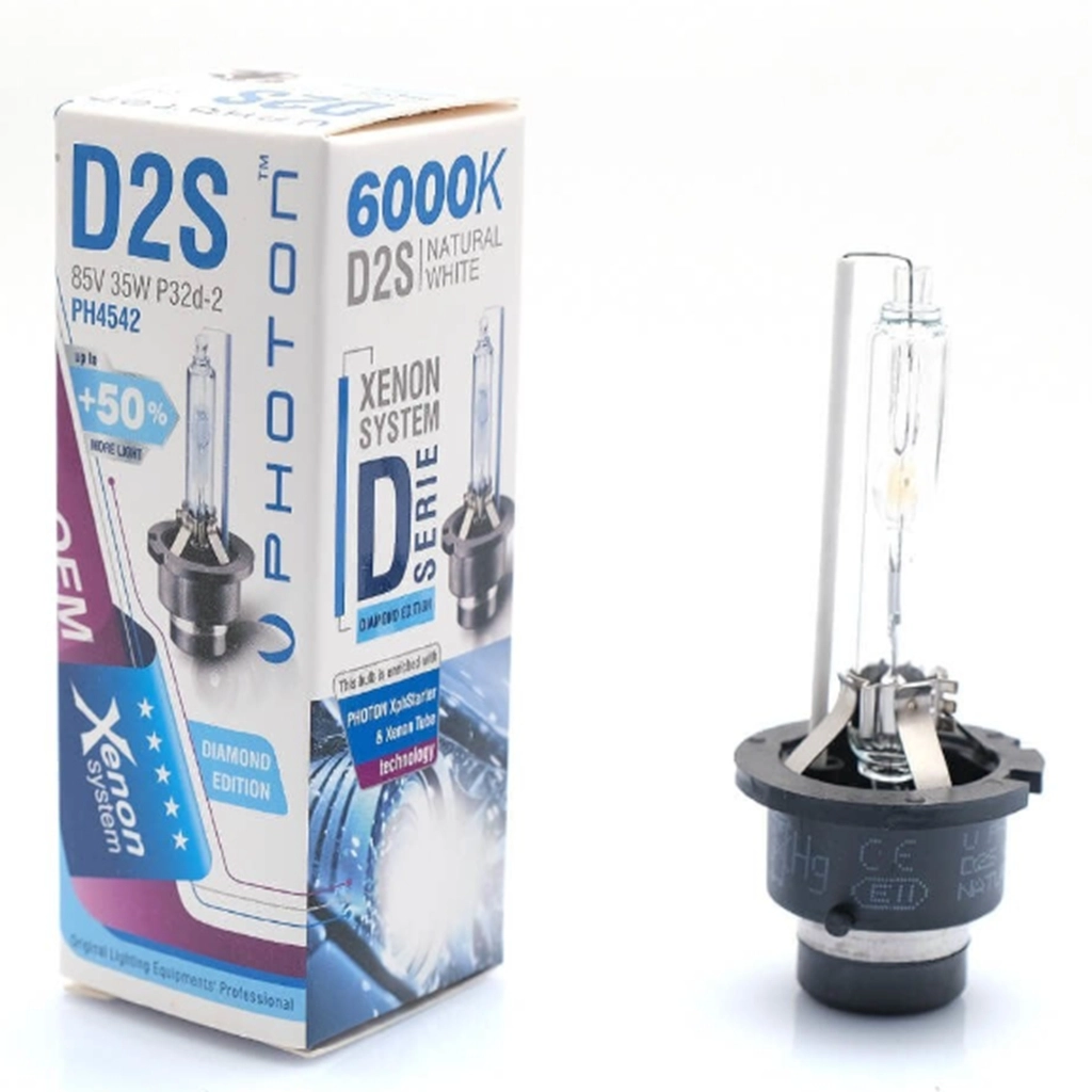 D2S 6000K +%50 FAZLA IŞIK Ampul