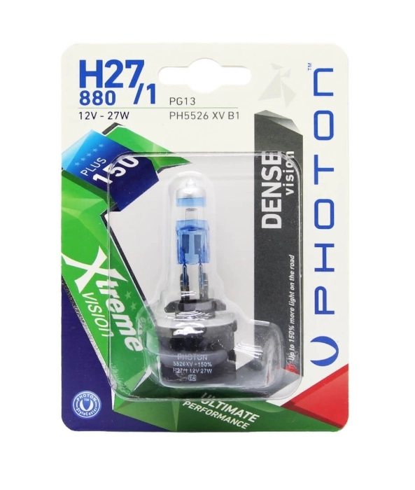 H27/1 12V 27W XTREME VISION +%150 FAZLA IŞIK (TEKLİ BLISTER) Ampul