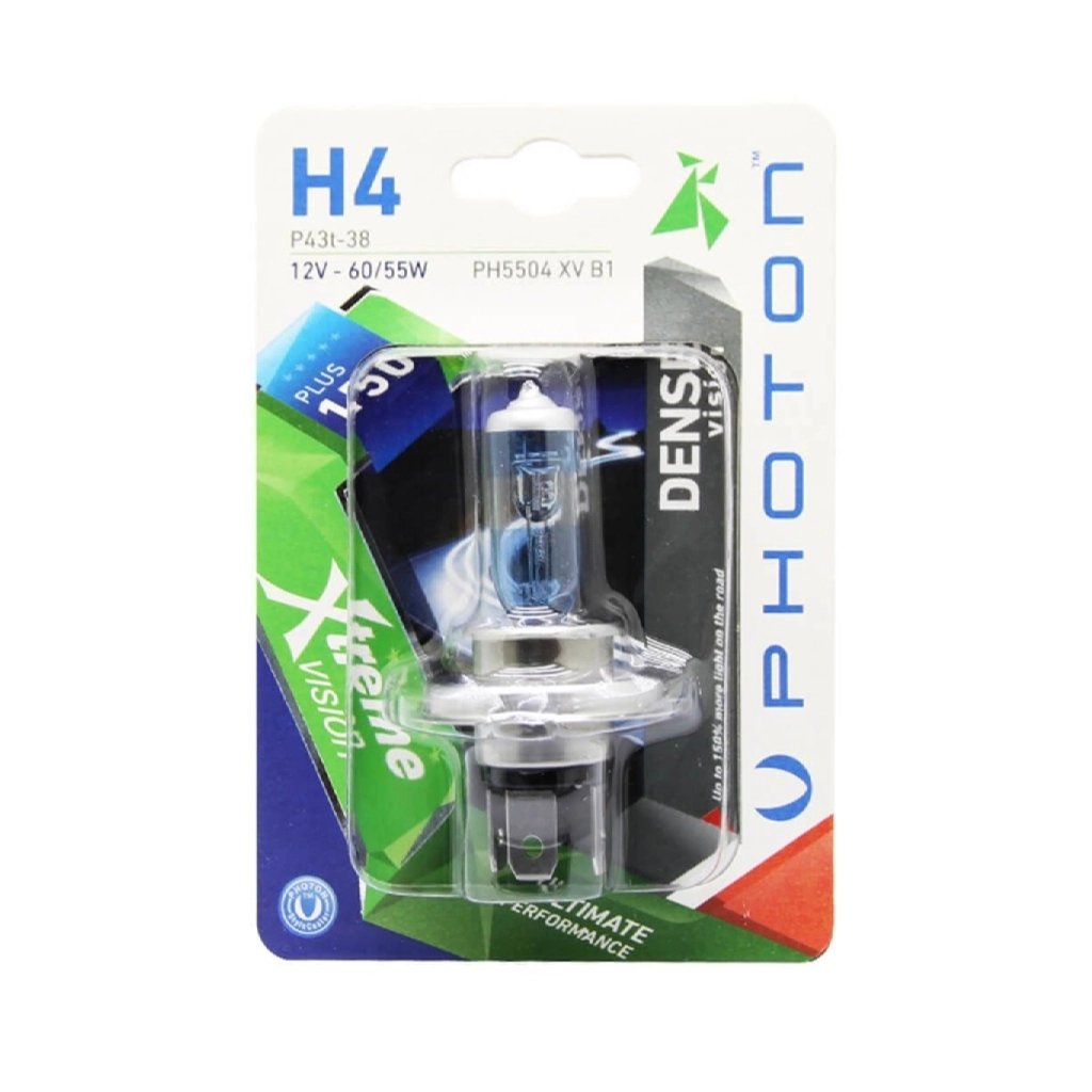 H4 12V 60/55W XTREME VISION +%150 FAZLA IŞIK (TEKLİ BLISTER) Ampul
