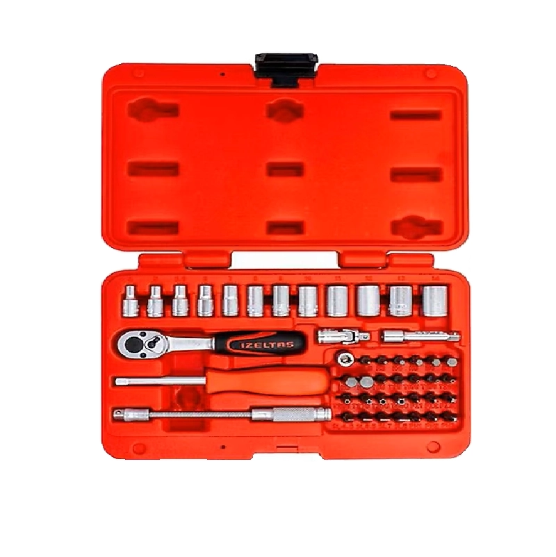 1/4’’ Altı Köşe Lokma Anahtar Ve Bits Set 45 Parça