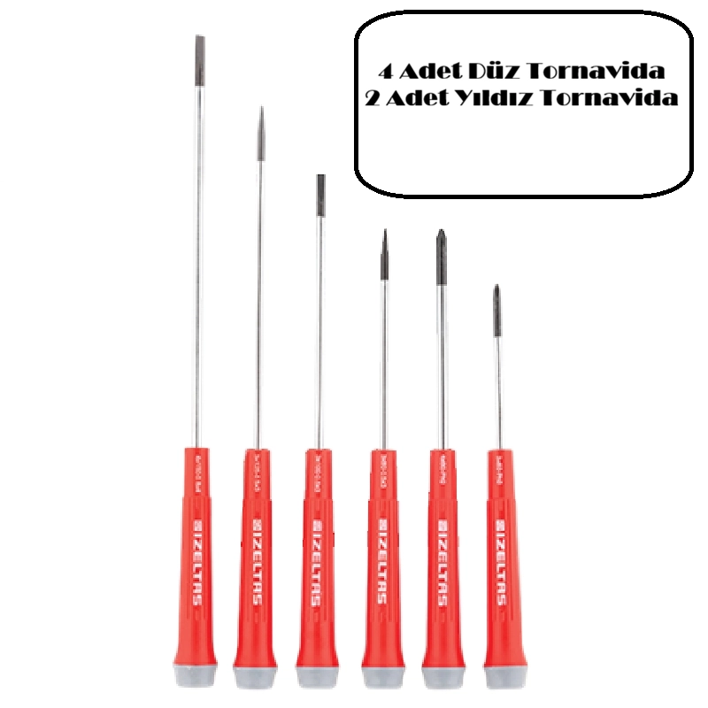 Elektronikçi Klemens Tornavida Seti 6 Parça