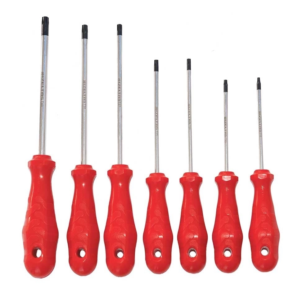 Delikli Torx Uçlu Tornavida Seti 7 Parça