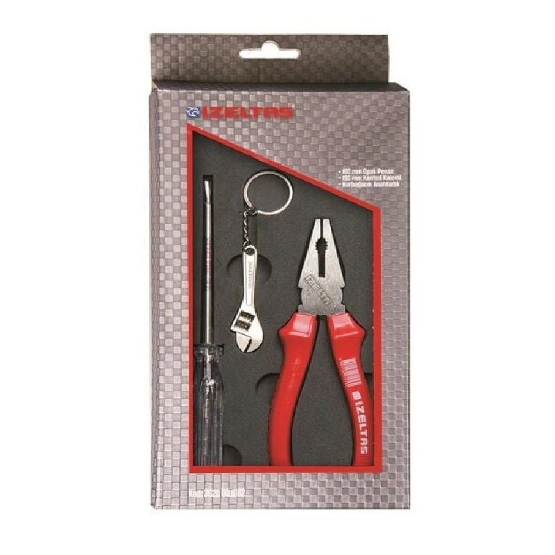 Pense Ve Kontrol Kalemi 2’Li Set ( Anahtarlıklı )