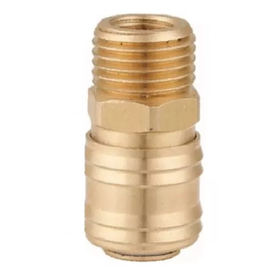 Hava Jak Dış 1/2’’ İç 1/4’’ Prinç Sarı Erkek