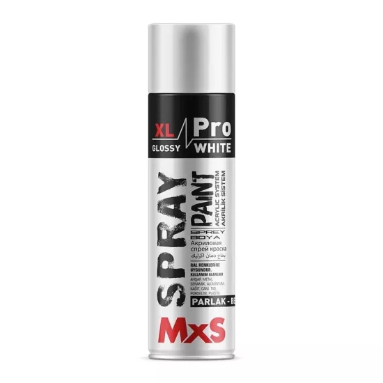 Mxs Mat Parlak Beyaz Boya 500 Ml