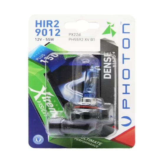HIR2 9012 12V 65W XTREME VISION +%150 FAZLA IŞIK (TEKLİ BLISTER) Ampul