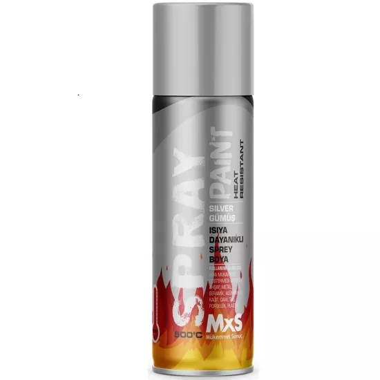 Mxs Isıya Dayanıklı Sprey Boya Gri 400 Ml