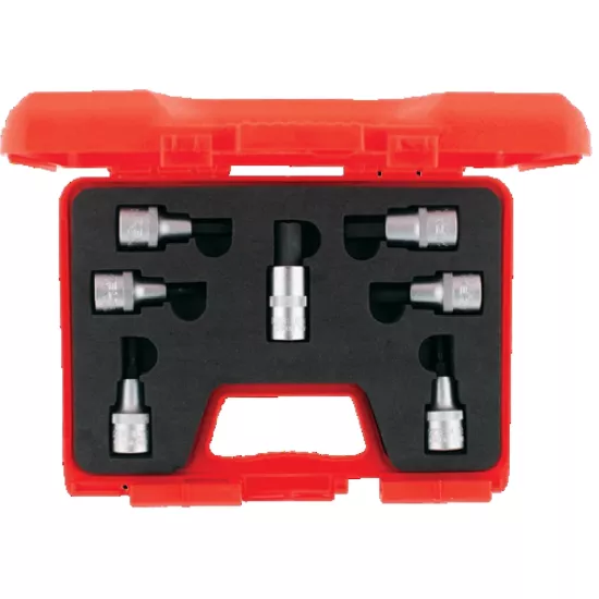1/2’’ Lokmalı Allen Uç Takımı (60Mm - 7 Parça)
