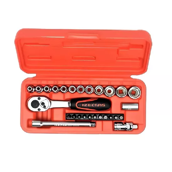 1/4’’ Altı Köşe Lokma Anahtar Ve Bits Set 27 Parça