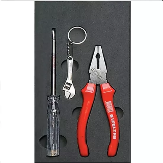 Pense Ve Kontrol Kalemi 2’Li Set ( Anahtarlıklı )