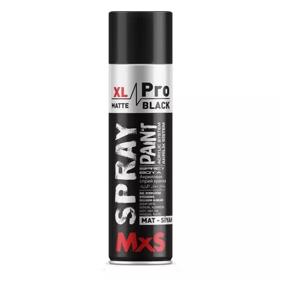 Mxs Mat Siyah Boya 500 Ml