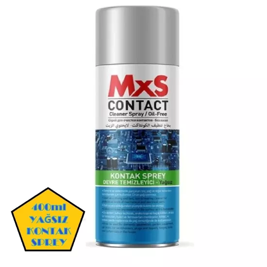 Mxs Kontak Sprey Yağsız Devre Temizleyici 400 Ml