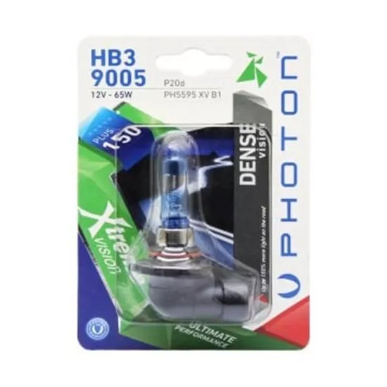 HB3 9005 12V 65W XTREME VISION +%150 FAZLA IŞIK (TEKLİ BLISTER) Ampul