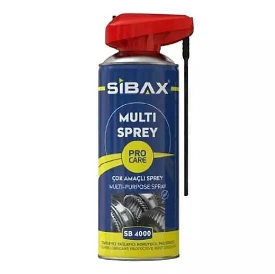 Sibax Çok Amaçlı Pas Sökücü Ve Yağlayıcı Sprey 400 Ml (Kobra Kafa)
