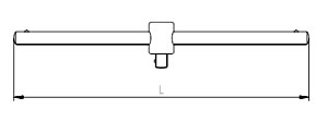 1/2’’ T Kol 250 Mm