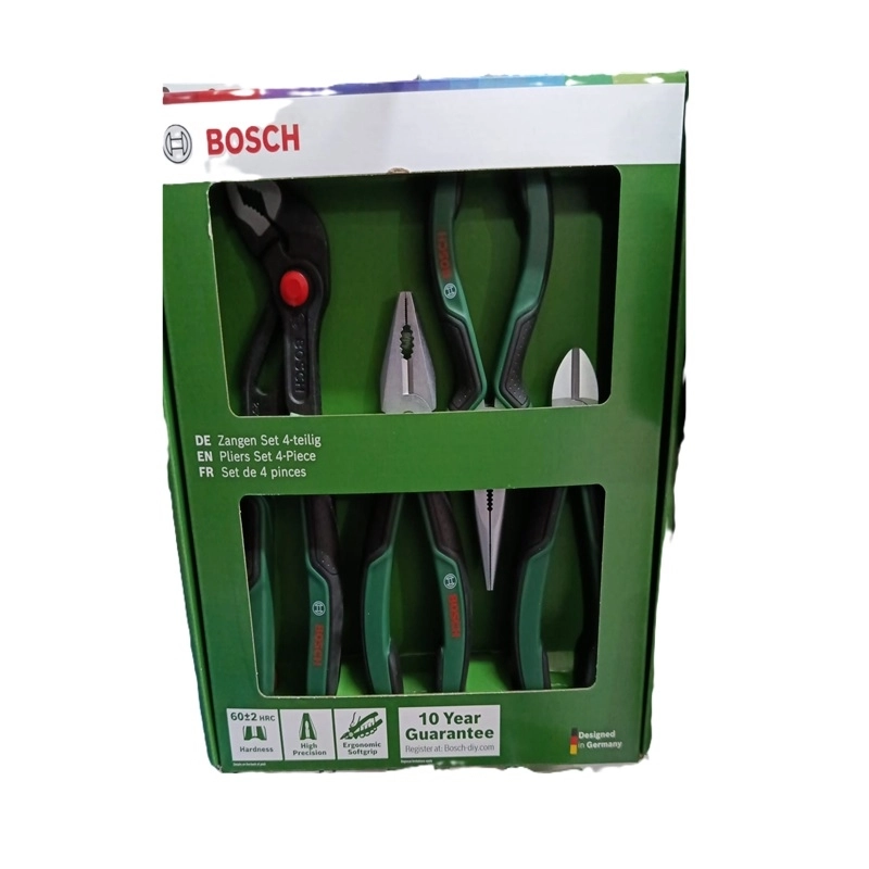Bosch Pense Yan Keski Kargaburun Ve Papağan Pense Seti 4’Lü